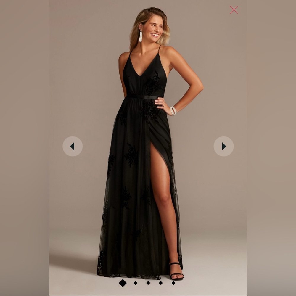 Black bridesmaid formal dress Size 20